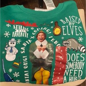 ELF Movie Kids BUDDY Talking Sweatshirt BOYS GIRLS Sz 8 4 available